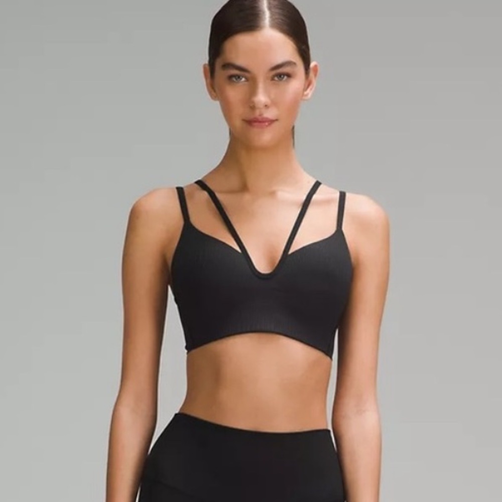 Lululemon Like a Cloud Strappy Longline Ribbed Bra